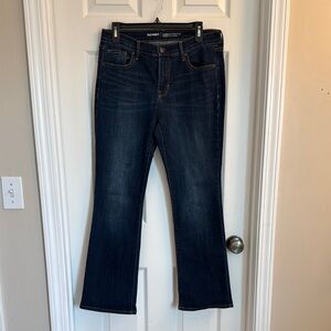 Old Navy Women's Boot Cut Jeans - Dark Blue